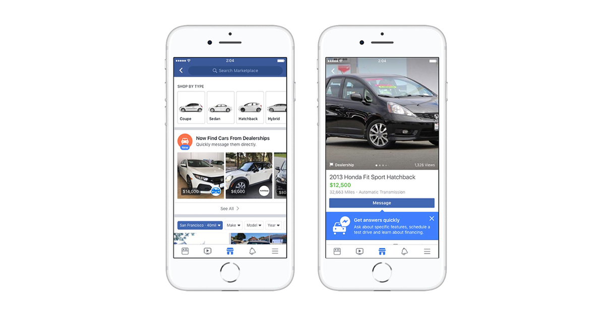 CDKGlobal's tweet photo. We've joined with Facebook to make buying and selling a car online easier through their Marketplace platform! https://t.co/qzSuWPOvtf https://t.co/BD1ff2Gwx7