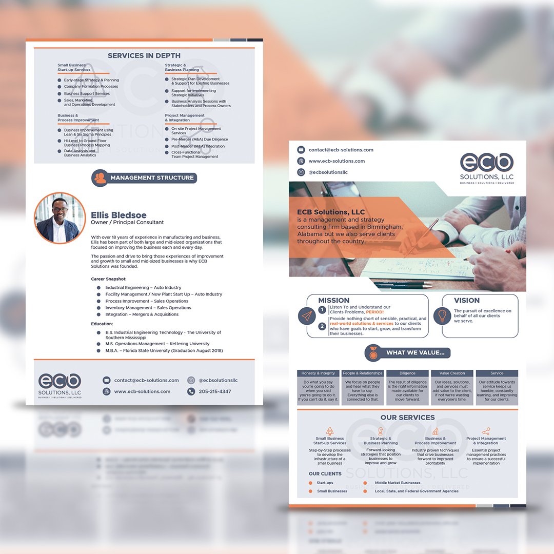 BrandmasterTeam's tweet image. Flyer design for ECB Solutions, LLC.
#brandmaster #flyer #artist #digitalart