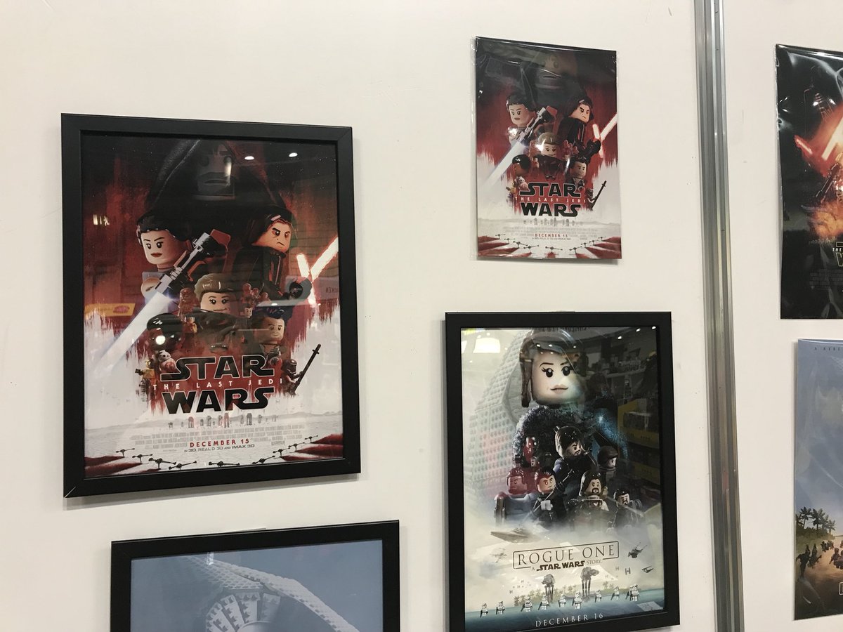 BRICKLIVEUK's tweet image. We have absolutely fallen in love with these LEGO inspired #StarWars prints by @MacroUniverse at BRICKLIVE! 😍