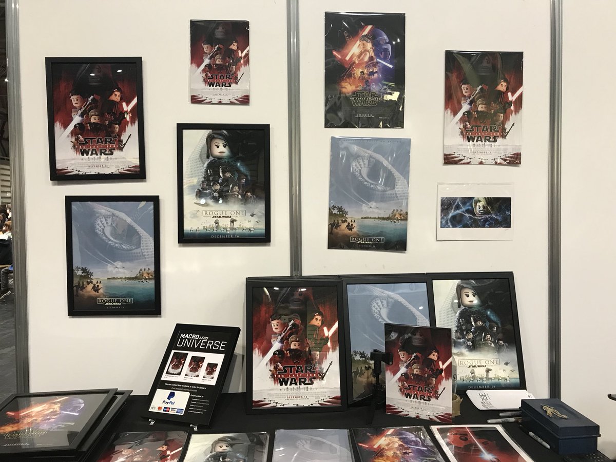 BRICKLIVEUK's tweet image. We have absolutely fallen in love with these LEGO inspired #StarWars prints by @MacroUniverse at BRICKLIVE! 😍