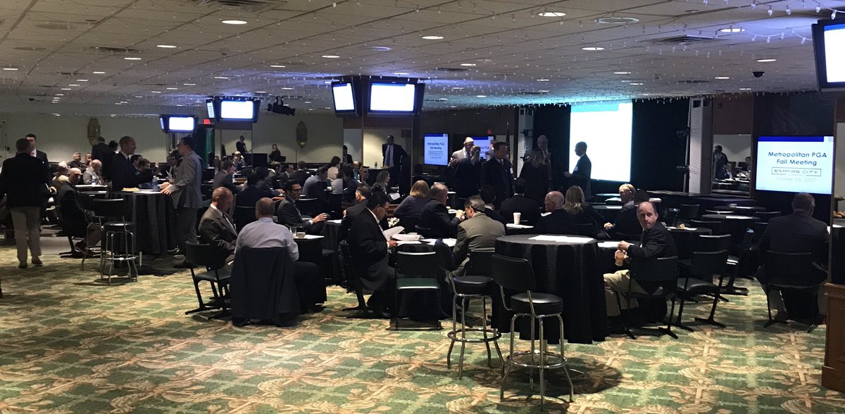 MetropolitanPGA's tweet photo. #MetPGA Fall Meeting currently underway! Thank you @EmpireCCasino for hosting us! https://t.co/tVQJfSHmxf