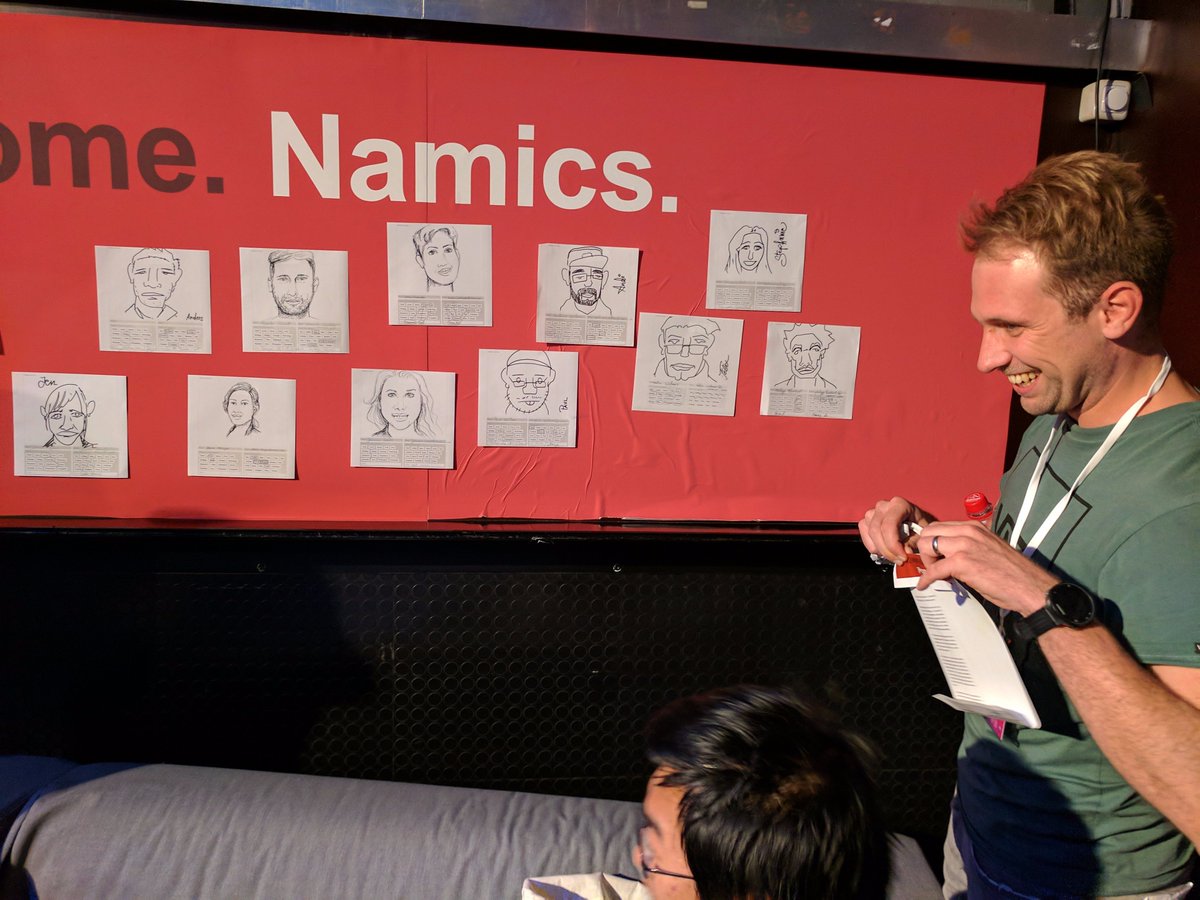 Namics_Jobs's tweet photo. Characters welcome. Namics. Motto. Impressionen @push_conf #push17 #NamicsInsights #Events #Characters ^rp https://t.co/H6Q4ns16zL