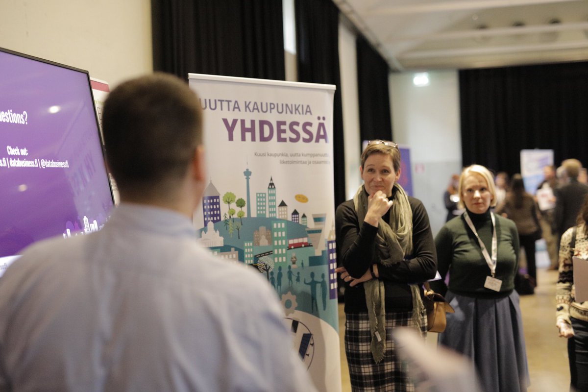 Kuutosaika's tweet photo. Peer cities #UDNEspoo getting to know #6Cities spearhead projects' results @databusinessfi @OpenPlatforms #avoinosallisuus #6Aika https://t.co/kEBJFc4fxD