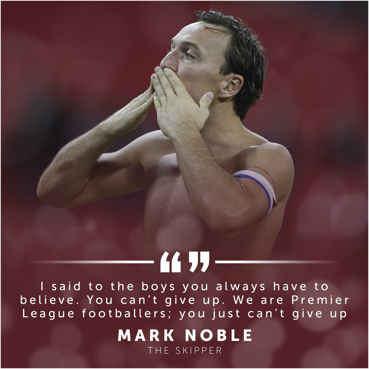 WestHam's tweet photo. That's why you're the Captain. https://t.co/lHNQvu33vl
