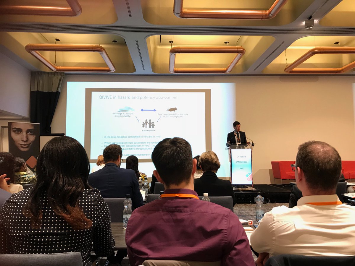 francoisbusquet's tweet photo. Dr Landsiedel @BASF speaks about safety assessment practices based on non-animal models @CosmeticsEur #coseuscience2017 https://t.co/nWVV337bBI