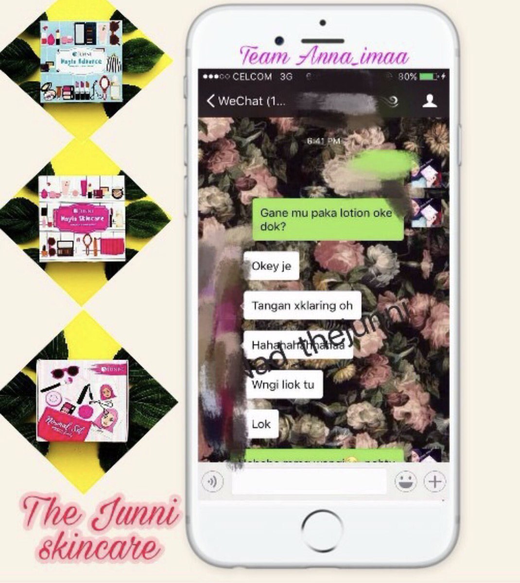 agentthejunnijb's tweet photo. Testimoni #thejuniMayla ☝🏼☝🏼

#thejunnipinkishwhite
#thejunniMakeupkit
#teamanna
#agentthejunniJB
#tjcodjohorbahru #tjcodsingapore https://t.co/WQT6q21krc