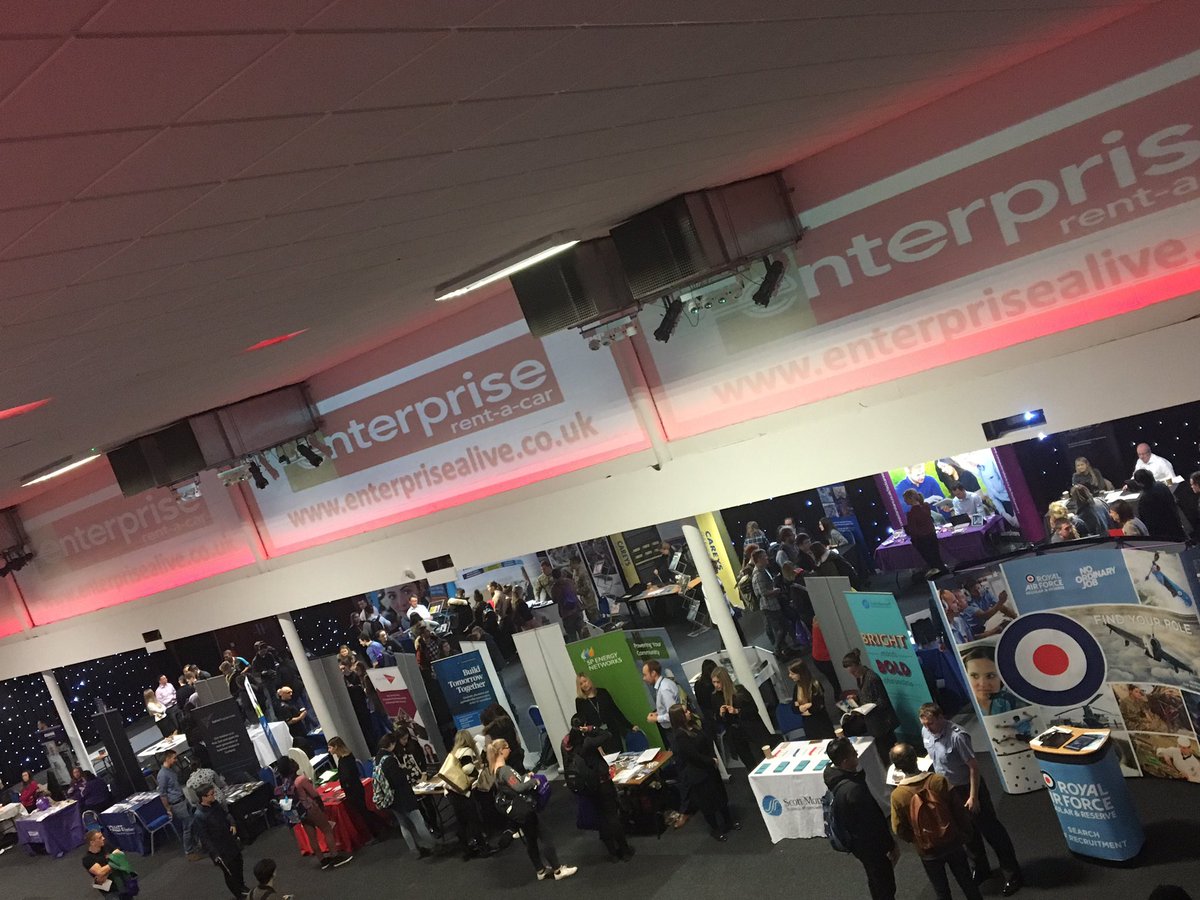 Our Graduate Careers Fair in full swing! #ednapmyfuturefest <a href="/EdinburghNapier/">Edinburgh Napier University</a>