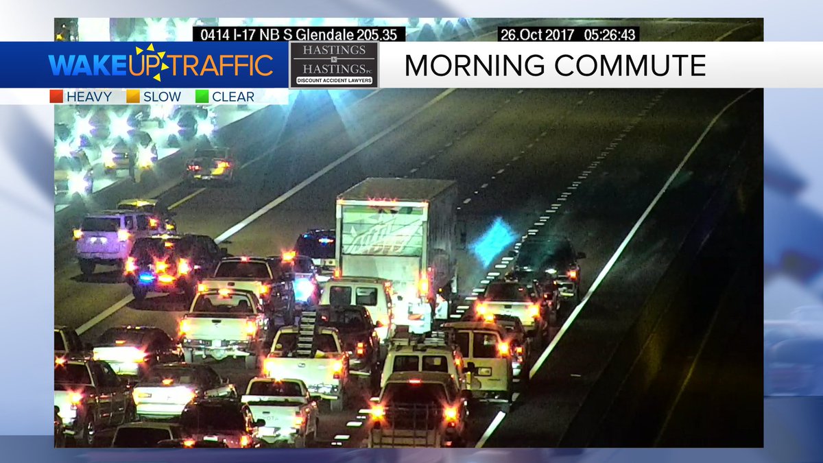 HeidiGoitia's tweet photo. #TrafficBreak I-17 NB @ Glendale. #azfamily https://t.co/0zOjDISSfi