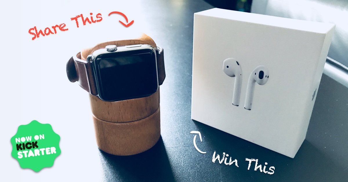 padawanlab's tweet image. Win a pair of #AirPods by sharing our Kickstarter campaign. More info here —&amp;gt; totmtravl.co/airpods