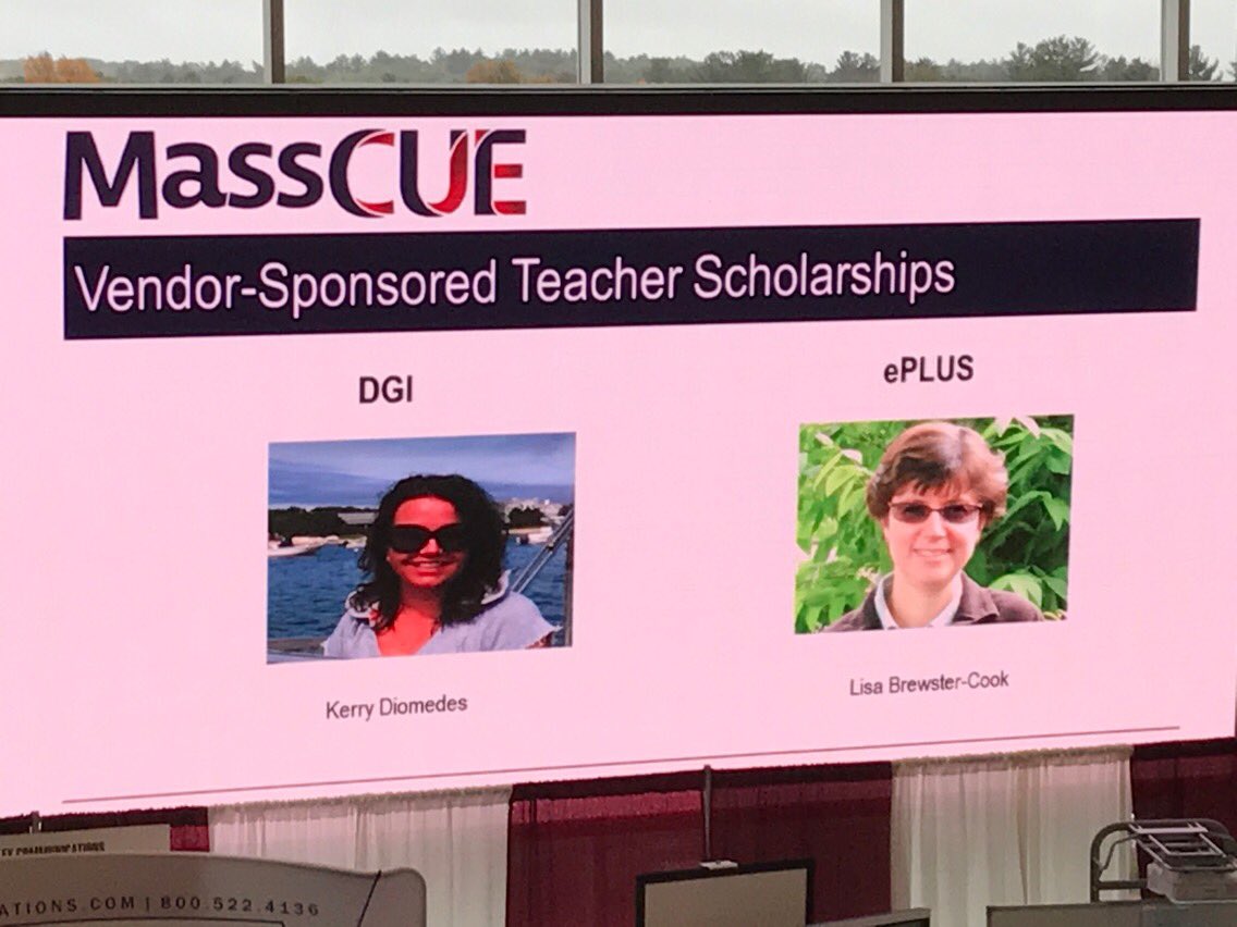WPSTechKto12's tweet photo. Congratulations to Kerry Diomandes....The MassCUE teacher scholarship winner! https://t.co/cuwpfeLpR9