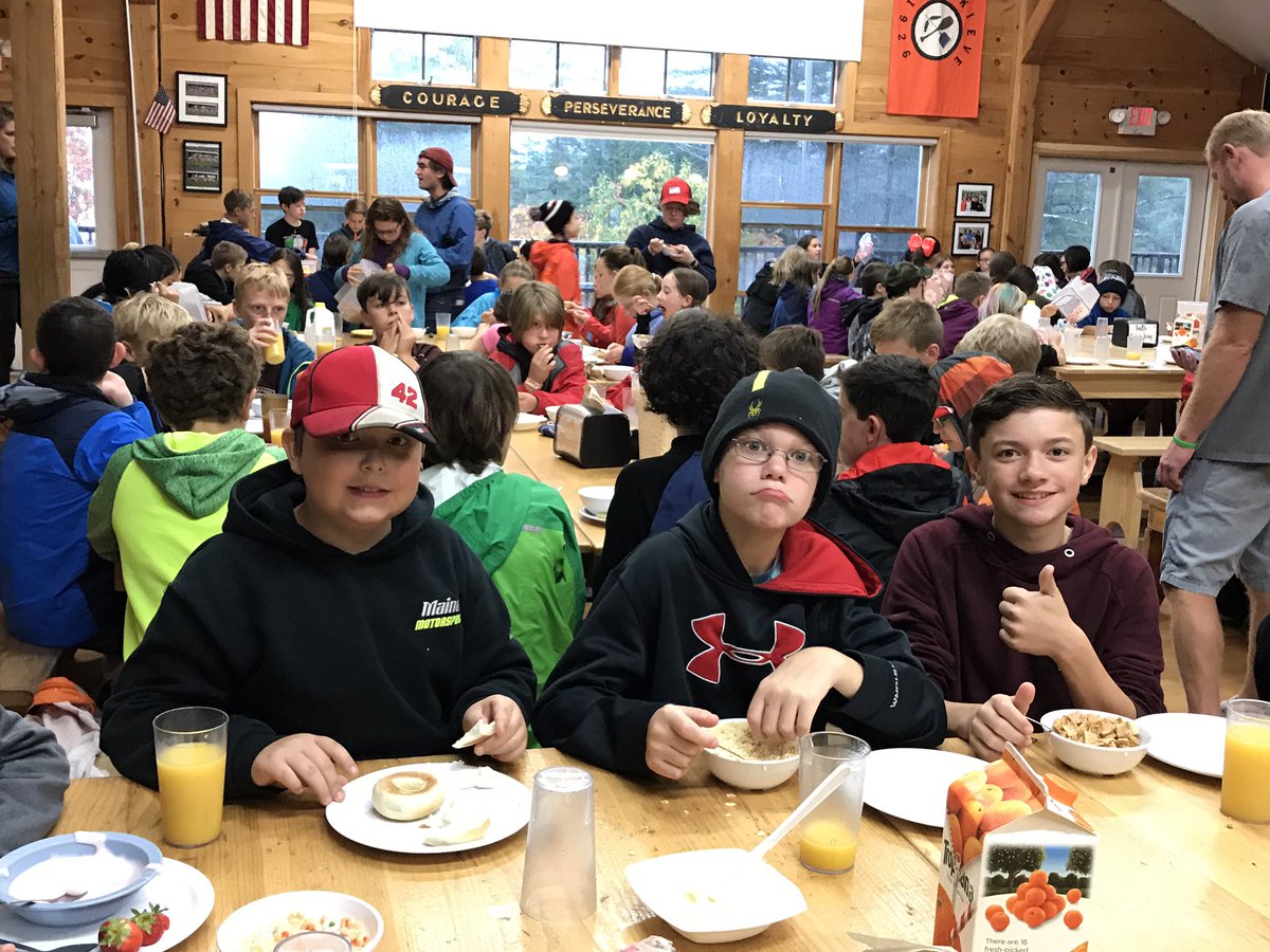 lorigaud's tweet photo. Good morning from Camp Kieve! #oobschools https://t.co/5DZDnqzv6W