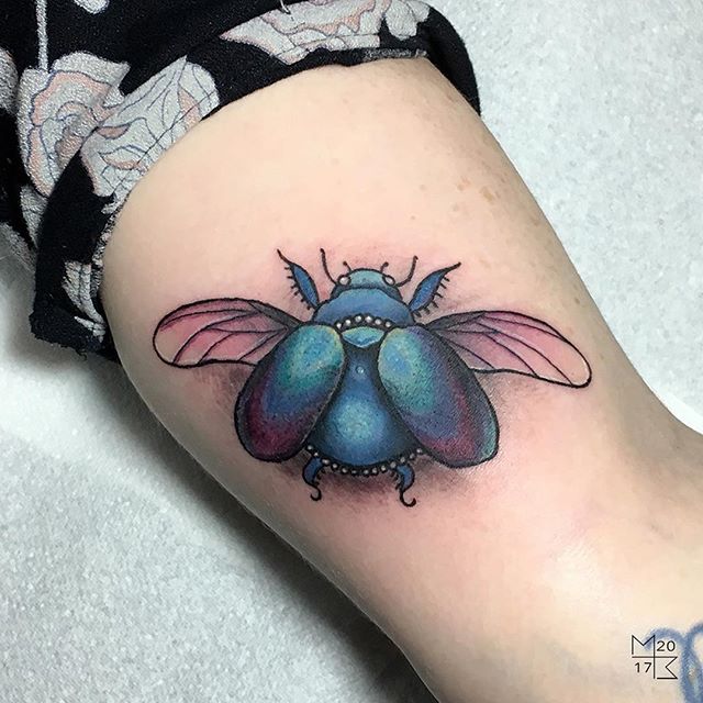MonumentalInk's tweet photo. Beautiful Scarab beetle done by apprentice Sam
https://t.co/QNYQ2FjlqZ
#tattoo #tattoodesigns #scarab #beetletattoos #bugtattoos #apprentice https://t.co/3IRPNsniTR