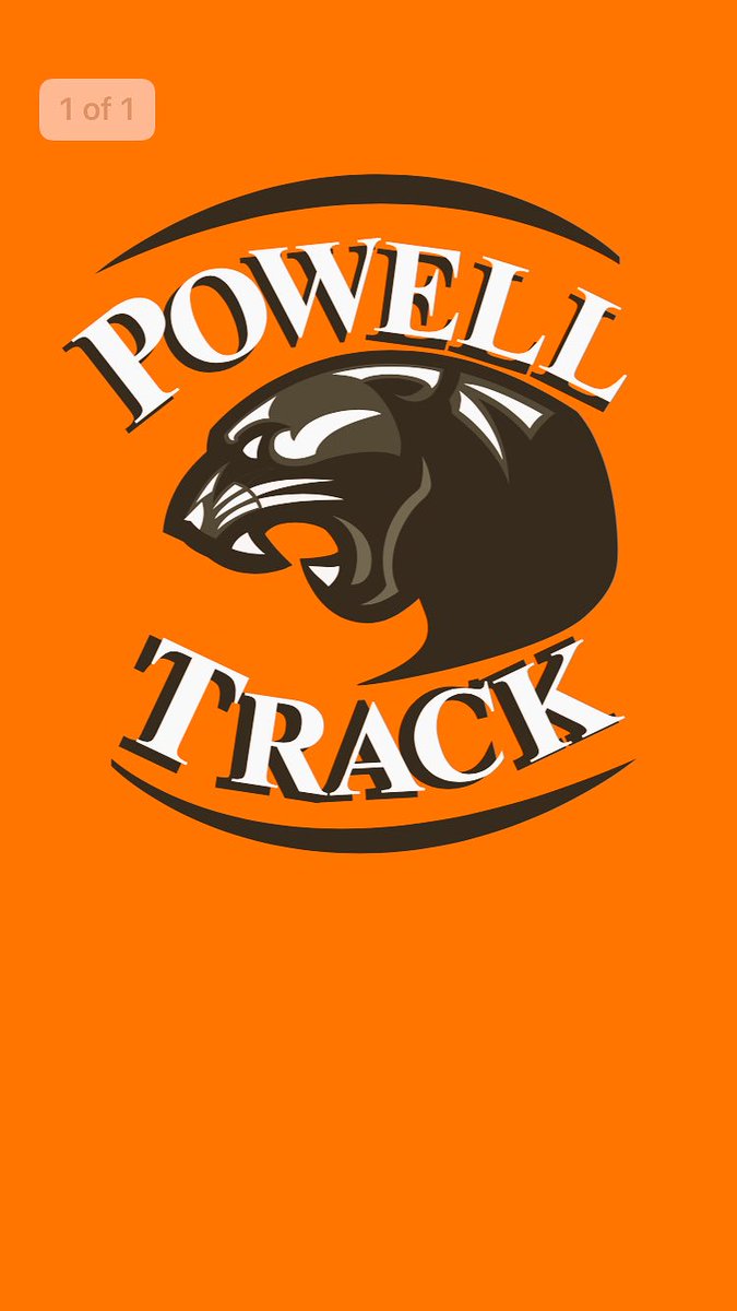 PowellHSTrack's tweet photo. U know U want one $15 (+$2 extended sizes) checks payable: Powell High #SafetyOrange #TrackRecords @jefferskristi @PHSPanthersAD #BreakThis https://t.co/6uevkffvz5