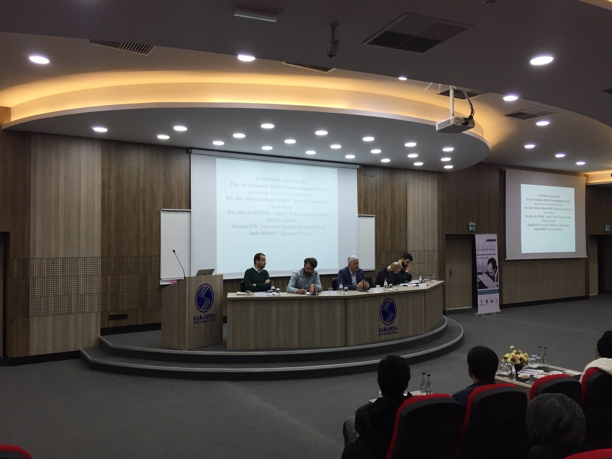 Sempozyumumuzun 3. oturumu başladı