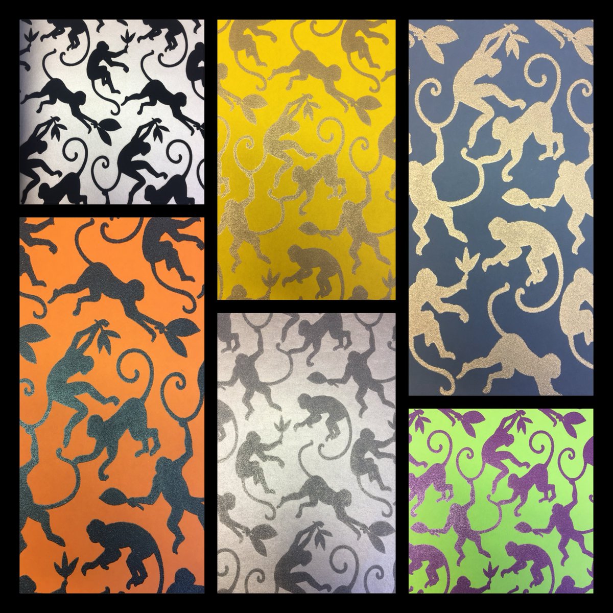 83JessicaLouise's tweet photo. So in 💕 with these papers view the full collection @Brewerspaints Surbiton #ashadewilder #wallpaper #flamingos #monkeys #colour https://t.co/3VZ1vc9s5Q