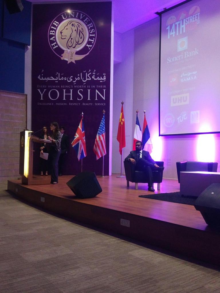 SydAliArshad's tweet image. #HUMUN SecGen, Nisa Khurram addressing about Islamophobia #ResolvingDifferences