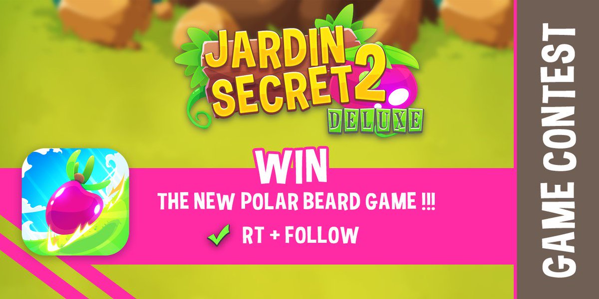 polarbeardgames's tweet photo. Launch #contest! RT this post &amp; follow @polarbeardgames for a chance to win one of 10 codes for Jardin Secret 2 Deluxe, out today! #Concours https://t.co/aWVr0hI0xY