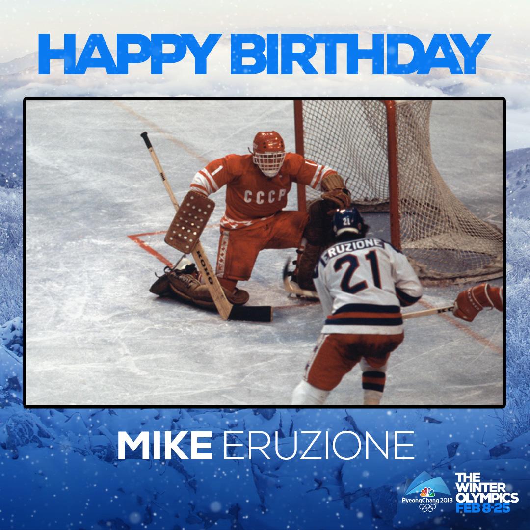 Happy Birthday \"Miracle on Ice\" Captain Mike Eruzione! 