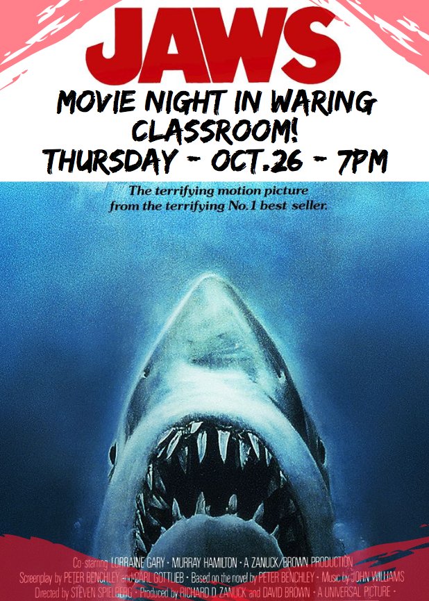 WHRA_PSU's tweet photo. Tonight is the night! Food, games, and more - all in Waring Commons starting at 5pm! Finish the night a with movie classic! @ARHSpennState https://t.co/P0YsmWRTHr