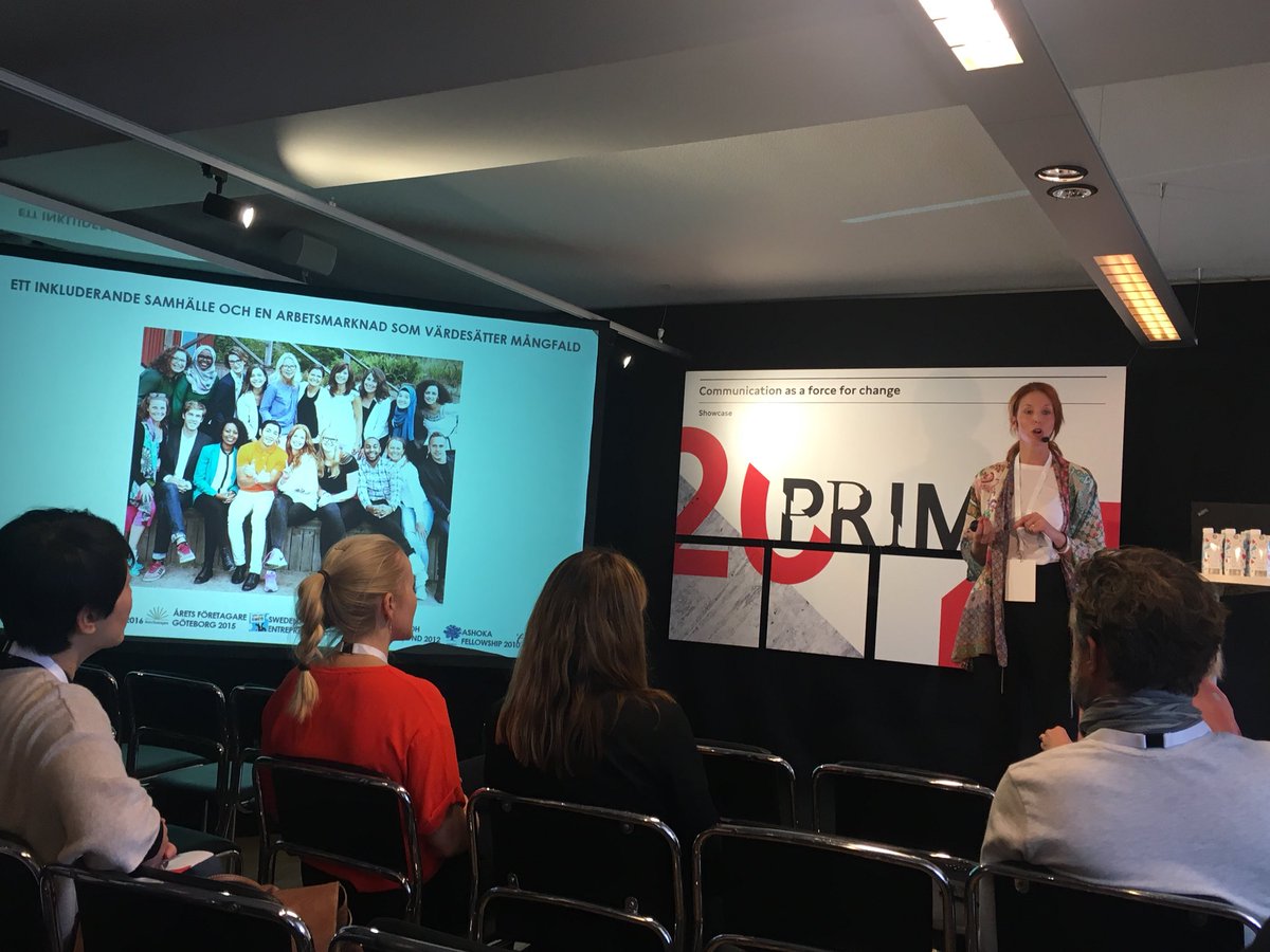 Mitt_Liv's tweet photo. Vår grundare @SofiaAppelgren pratar om kulturell transformation på #primeshowcase 2017. #mångfald #inkludering https://t.co/1djeMnhHXY