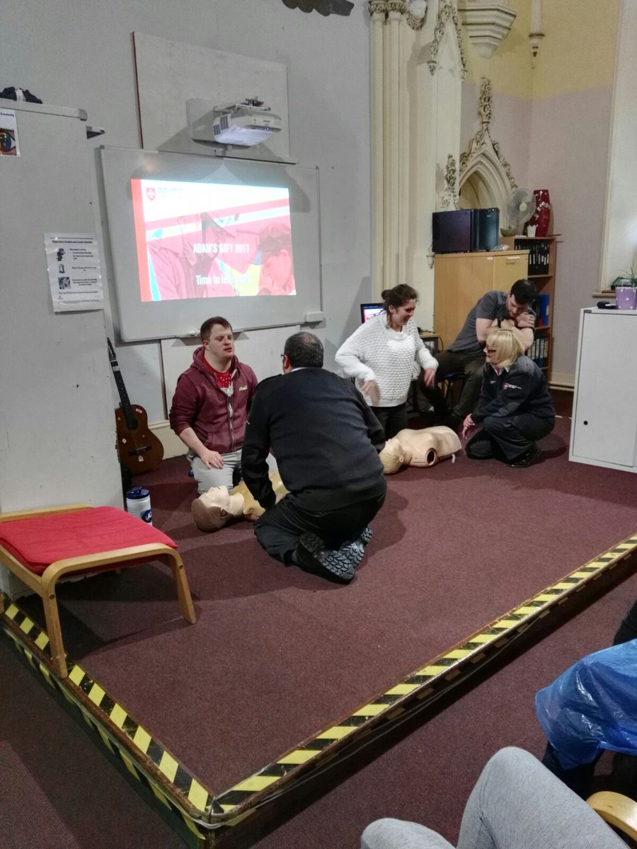 OrderofMaltaIRL's tweet photo. #Volunteers of the #Drogheda unit, training over 100 staff and service users of Malta Services in CPR today.  #AdamsGift https://t.co/4QOPGvCfCs