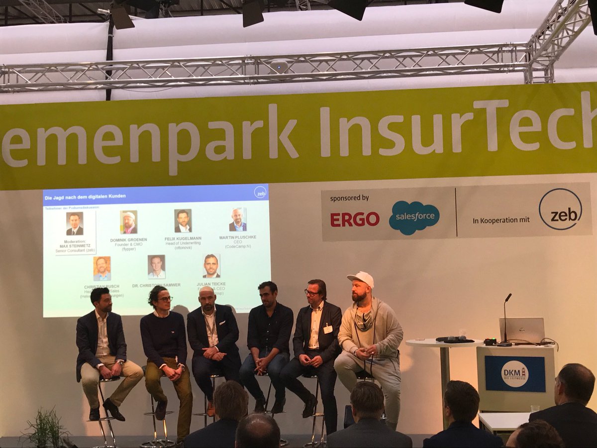 tabularaza_zeb's tweet photo. Spannende Diskussion im InsurTech-Park "Die Jagd nach dem digitalen Kunden" #DKMInsurTech https://t.co/DMdWxmV6Yw