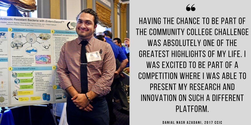 Community college students: form your teams &amp; use #STEM to innovate solutions to real-world problems.  bit.ly/NSFCCIC #CCIChallenge