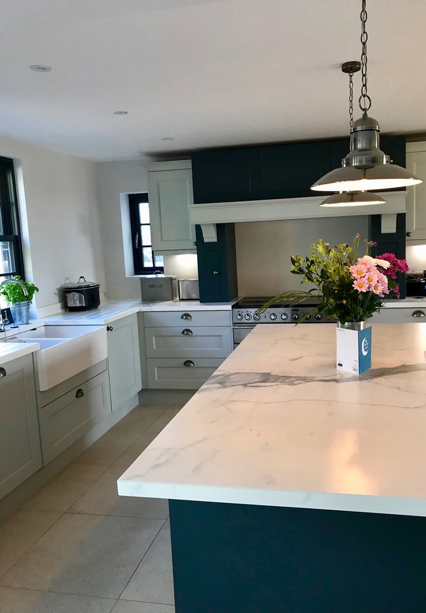 XLPorcelain's tweet image. XTone Kala White Nature 12mm, sheets recently supplied for a job in the Solihull area #Kitchendesign #kitchenideas #ceramic #urbatek