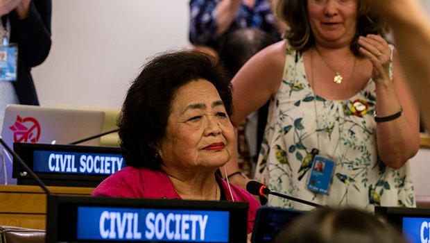 Setsuko Thurlow, a Hiroshima survivor, will jointly accept the <a href="/NobelPrize/">The Nobel Prize</a> for peace on our behalf: icanw.org/campaign-news/… #nuclearban