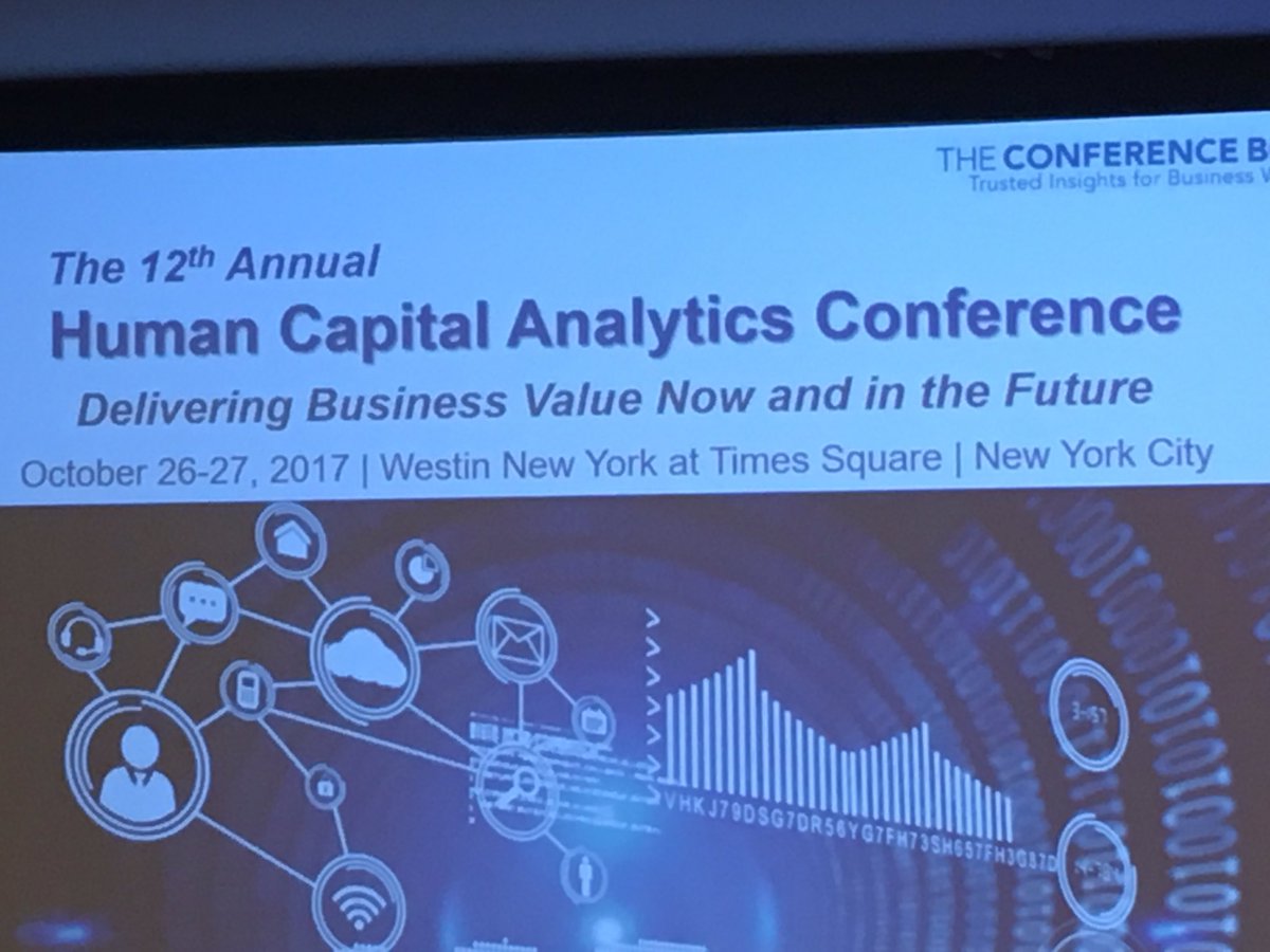 kbehzad's tweet photo. 12th Human Capital #Analytics by @ConferenceBoard kicking off this morning - great companies in audience &amp; speaking #tcbhca #DataToDecide https://t.co/XbWr9gOb81