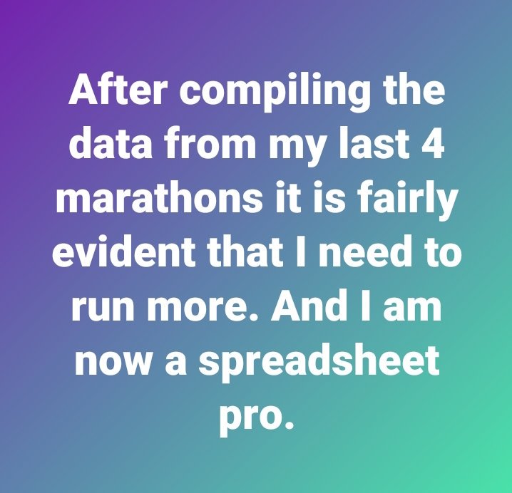 maryalexz's tweet photo. #running #Marathon #analyzingdata #runningdata #makinggraphs https://t.co/ew5u8otUgY