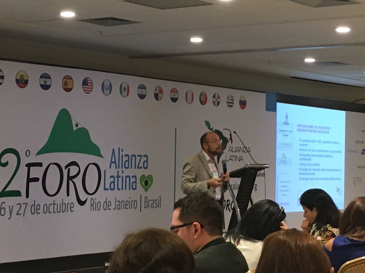 ForumDCNTs's tweet photo. "Si la sociedad civil no se organiza, le organizan." #JulioZarcoRodriguez #ForoAL #beatNCDs https://t.co/AXWhLUEgd3