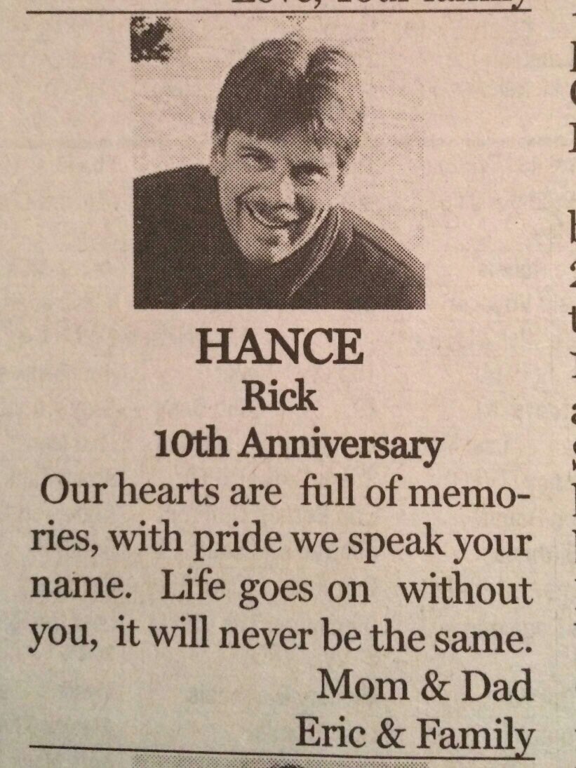 Bhealthynow's tweet photo. Wanted to take a moment to honor the inspiration behind starting the Hitmen in our 10th season! Rick Hance-Uncle Rick! #fightforacure #missu https://t.co/p7VsF65hbX