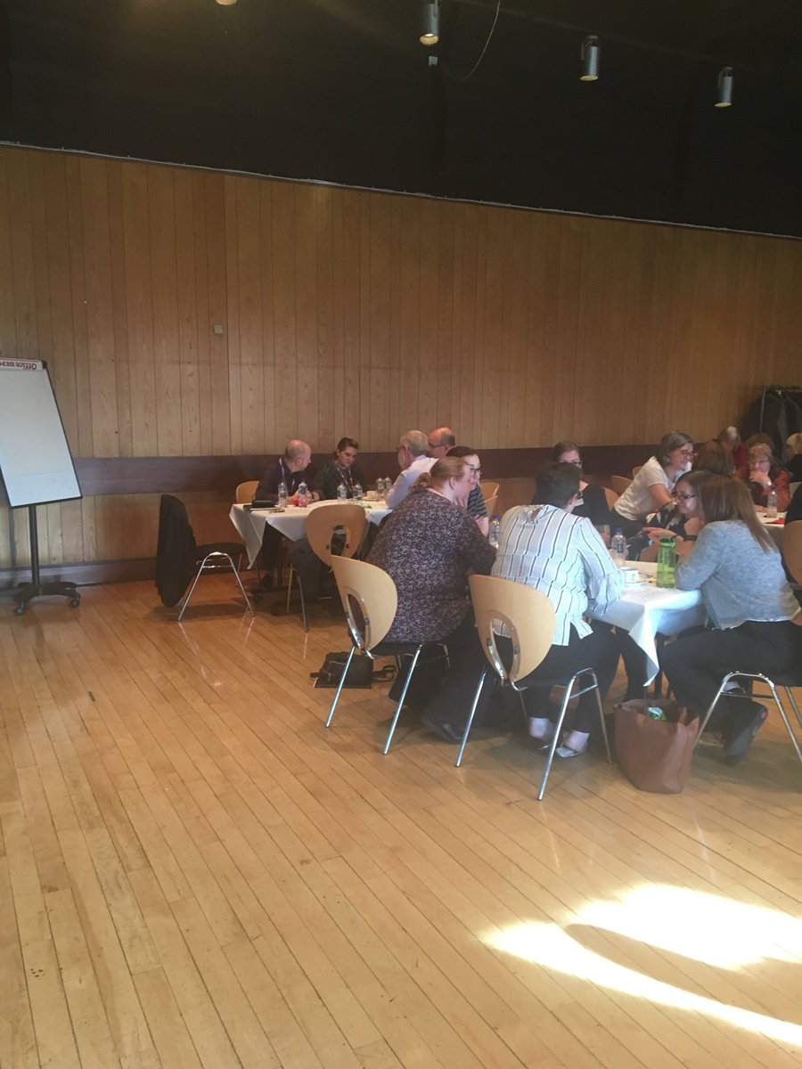 fct_ceo's tweet photo. #leadingON @onfife lots of energy and animated discussion about the leadership scenarios..... what would YOU do??!! https://t.co/cnWvniB0P6