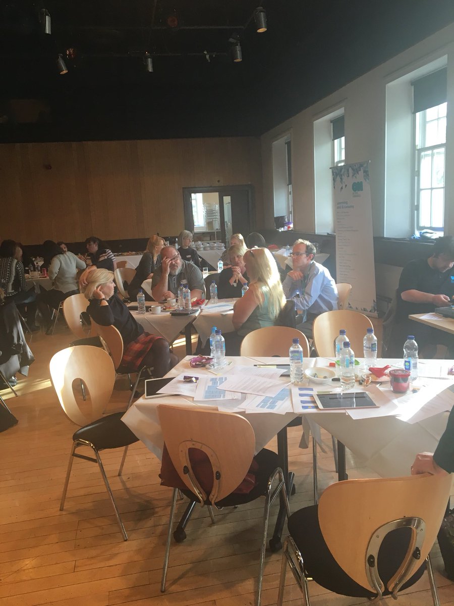 fct_ceo's tweet photo. #leadingON @onfife lots of energy and animated discussion about the leadership scenarios..... what would YOU do??!! https://t.co/cnWvniB0P6