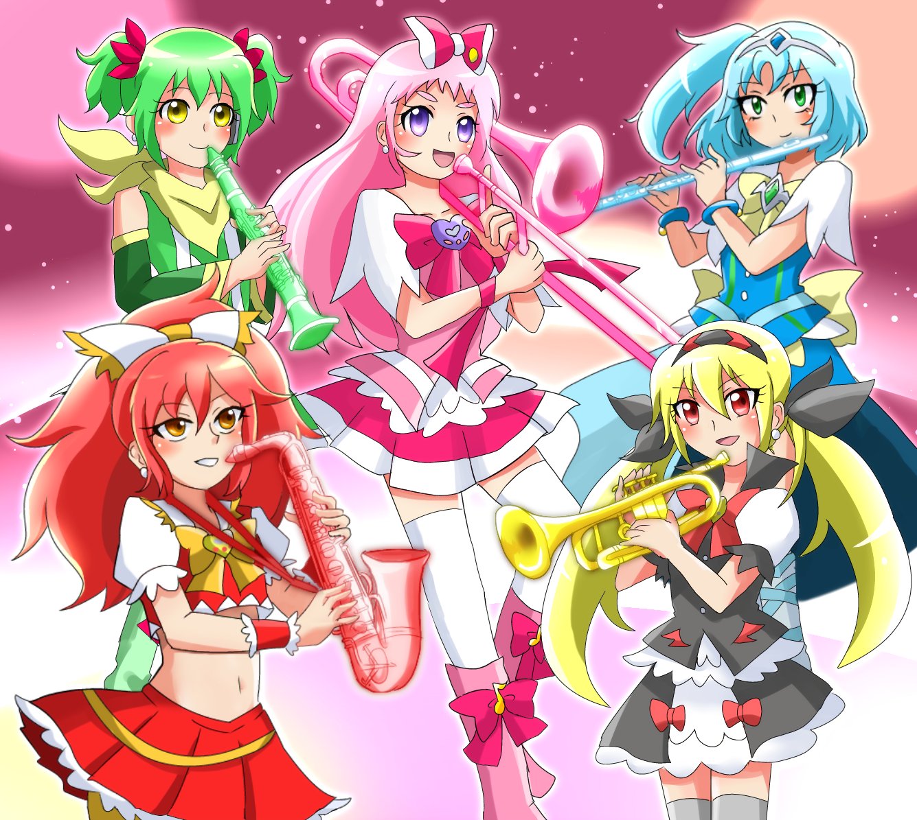 蒲柳ホルン Twitter Da ブラスバンドプリキュア