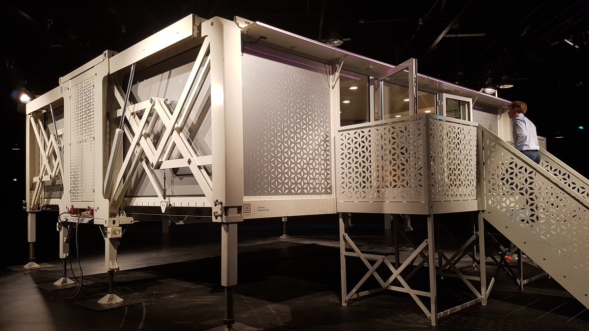GraylingNL's tweet photo. @tenfoldeng and @g3spaces launch the Unfold..fully foldable in 10 minutes! https://t.co/qdbmI2LnQU