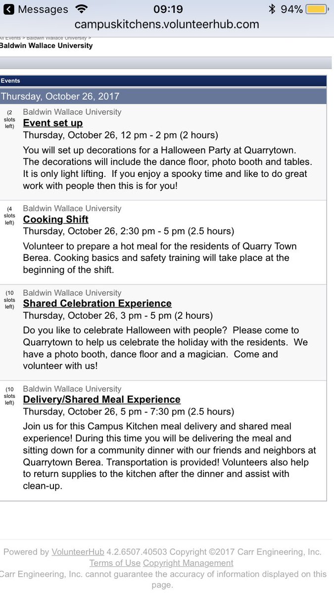 campuskitchenbw's tweet photo. We still need volunteers for our meal today! Follow the link in our bio to sign up! https://t.co/zRrxtqxbPF