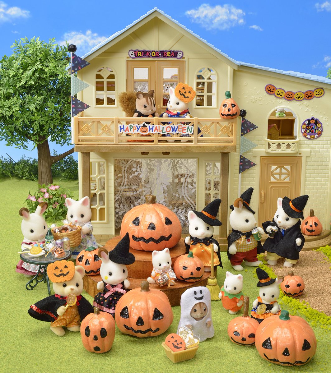 sylvanian family halloween set