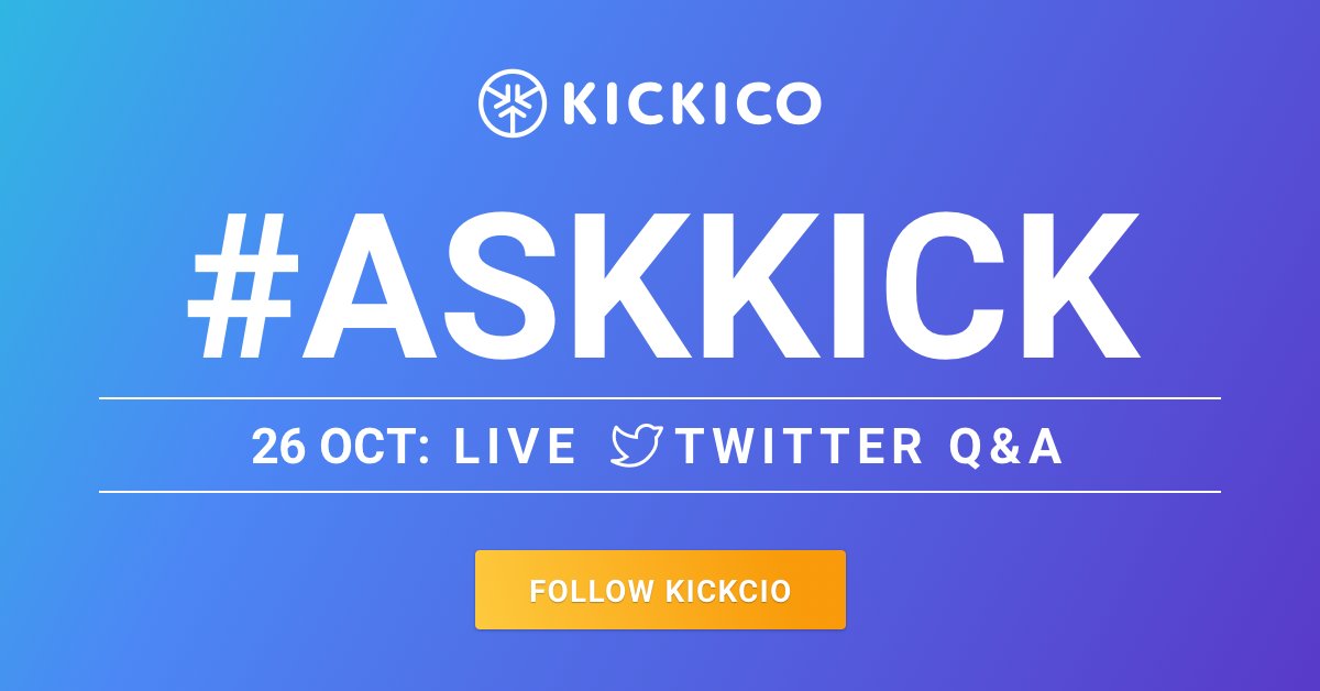 KickEcosystem's tweet photo. GOING LIVE IN JUST 1 HOUR! You better get those questions ready and #ASKKICK https://t.co/oxrtUjftal