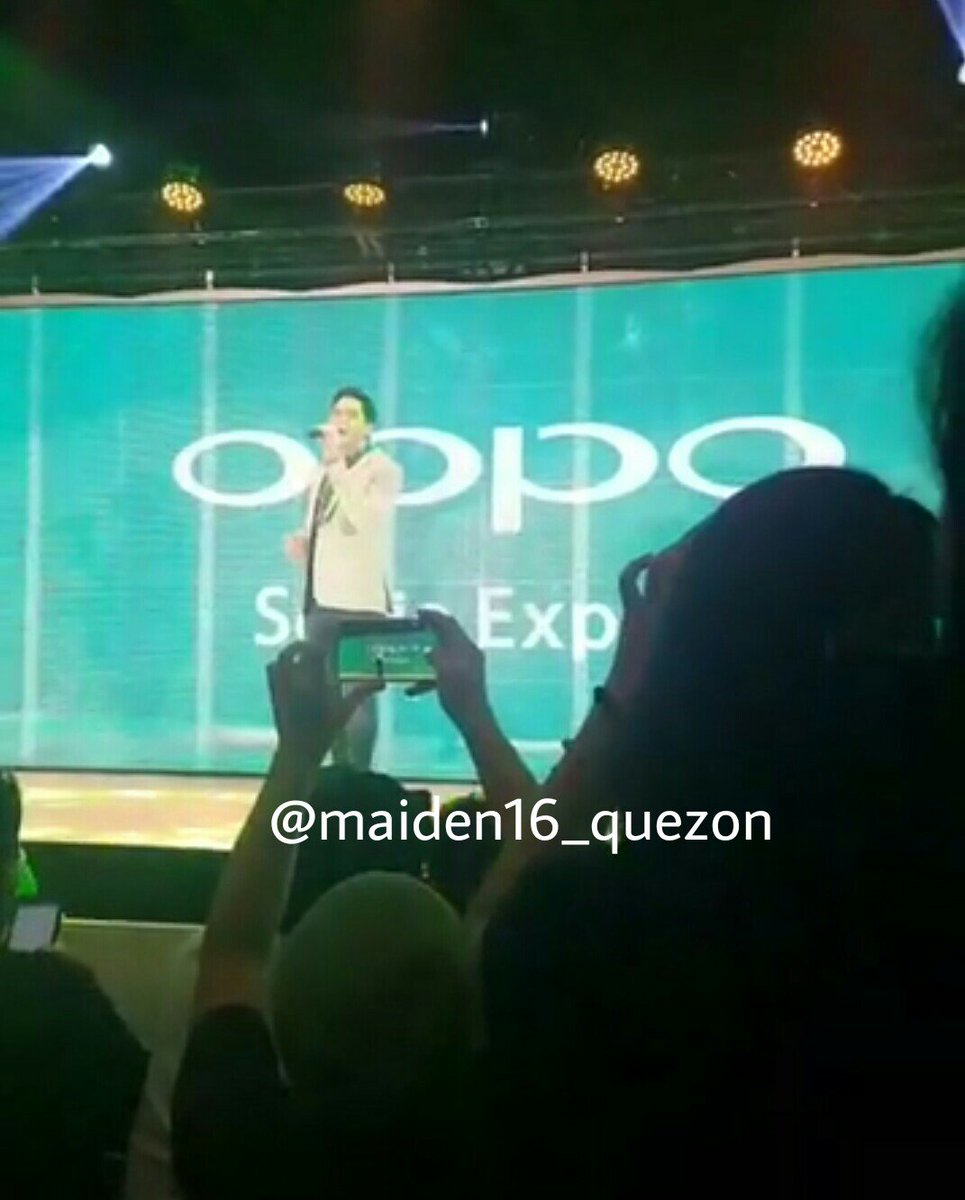 ATM: OUR PAMBANSANG BAE <a href="/aldenrichards02/">Alden Richards</a> NOW PERFORMING FOR OPPO F5 LAUNCH! 

#ALDENatOppoF5Launch 
#YIATGBookLaunch