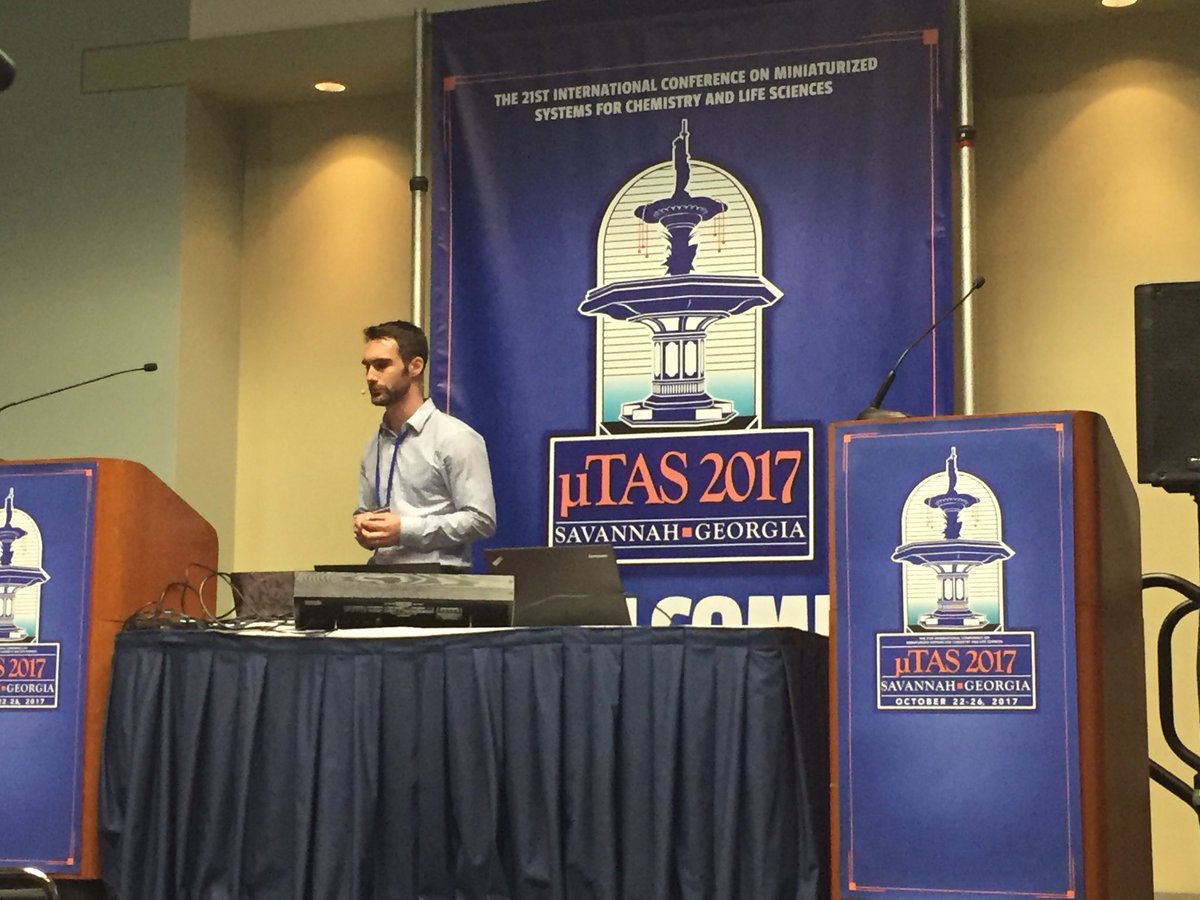 FelixEllett's tweet photo. Thank you #microTAS2017 for the opportunity to present my work! https://t.co/JmqQRvcYLX