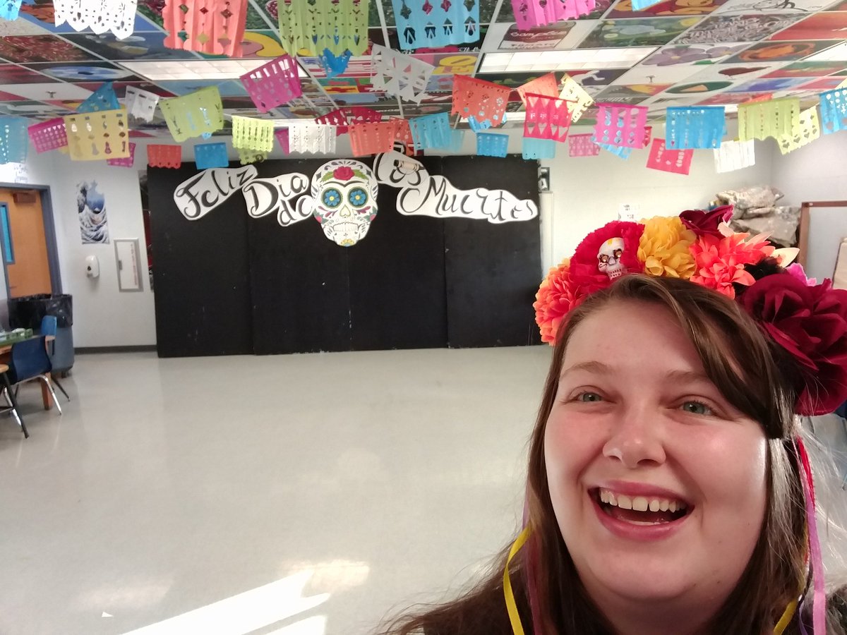 Ready for our Dia de los Muertos fiesta!!!