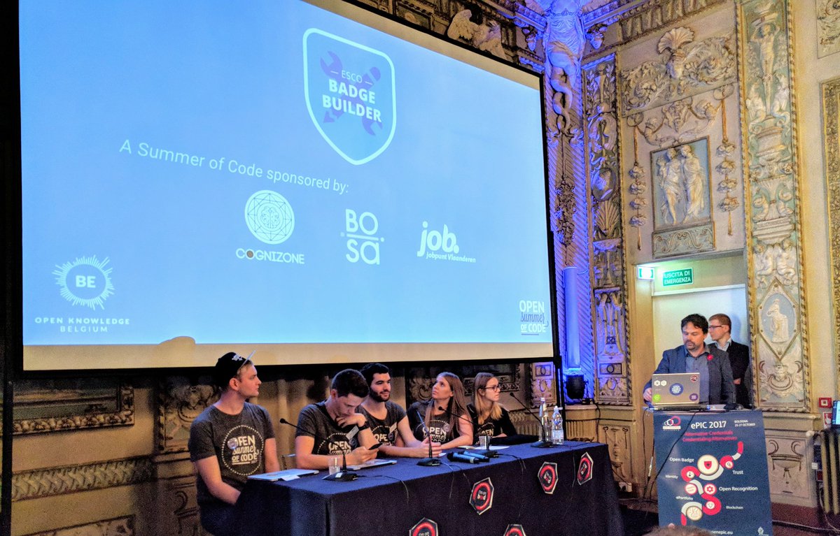 donpresant's tweet photo. ESCObadges at #openepic #openbadges at scale https://t.co/uV3NfVwDn4