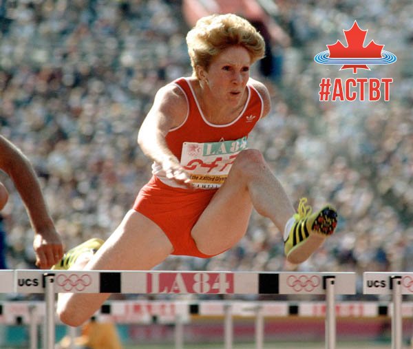 AthleticsCanada's tweet photo. #ACTBT to the 1984 Olympic Games with 100-metre hurdler Sue Kameli. Kameli won bronze at the 1982 Commonwealth Games #tbt @thecgf @Olympics https://t.co/0htlyDcvPI