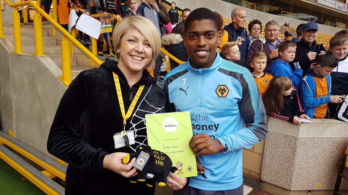 Young_Wolves's tweet photo. Here is proud father @Ivancavaleiro17 with the #WolvesDribbler welcome pack for his new born son. Sign up at https://t.co/TD7ouBLsdl https://t.co/GwycECRzWI
