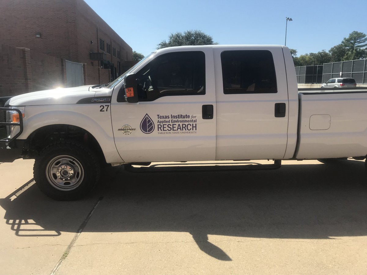 TarletonTIAER's tweet photo. It's a perfect #purpleThursday at #TIAER! New logos added just in time for the  @tarletonstate #Homecoming parade on Saturday! #bleedpurple https://t.co/iBuw5bkxSe