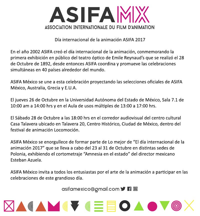 ASIFAMexico's tweet photo. 28 de Octubre a Las 18:00 hrs en Casa Talavera, Centro Histórico, CDMX. https://t.co/MlwgE0IWzj