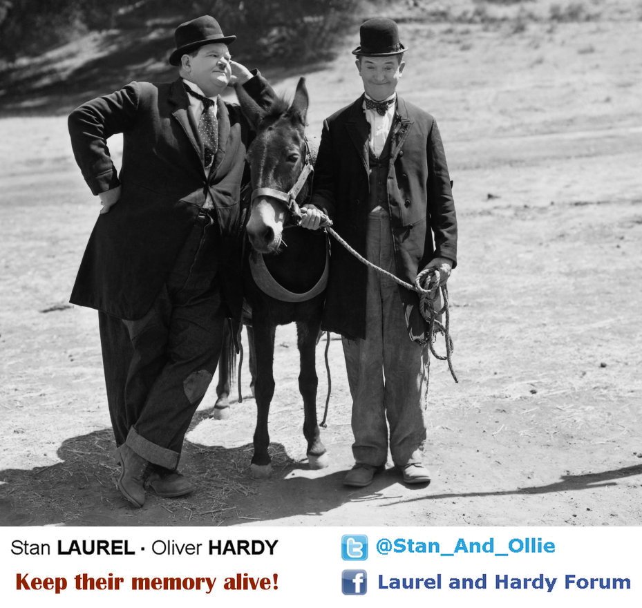 Stan_And_Ollie's tweet photo. Retweet if you're a #LaurelAndHardy fan. https://t.co/Z35rcCujd8