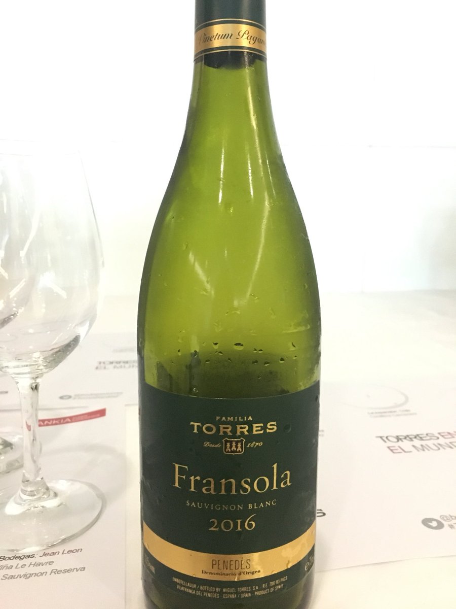 Primer vino de la cata. Los orígenes: Penedés, Fransola 2016 “Torres en el mundo” <a href="/RankiaPro/">RankiaPro</a> <a href="/bodegastorres/">Bodegas Torres</a> #FundsExperience